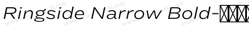 Ringside Narrow Bold字体转换